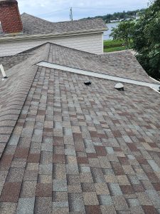 new shingle roof installation by newport construction services